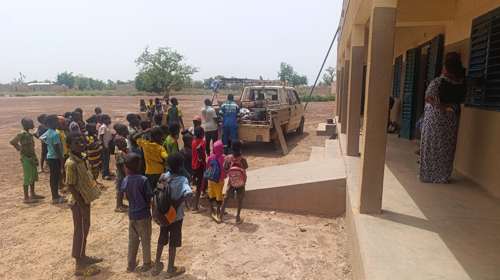 Schulkinder der École de Bagtogdo